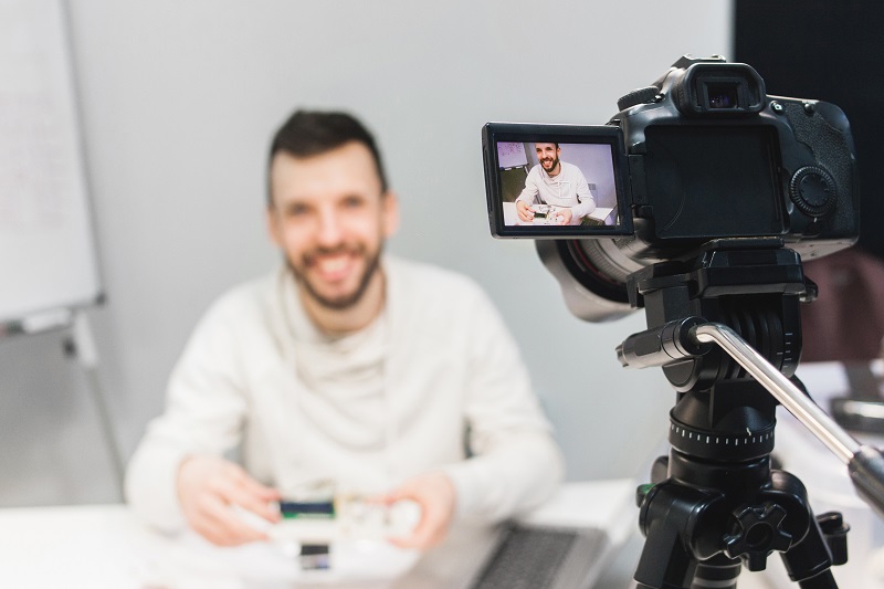 filming a webinar or business video