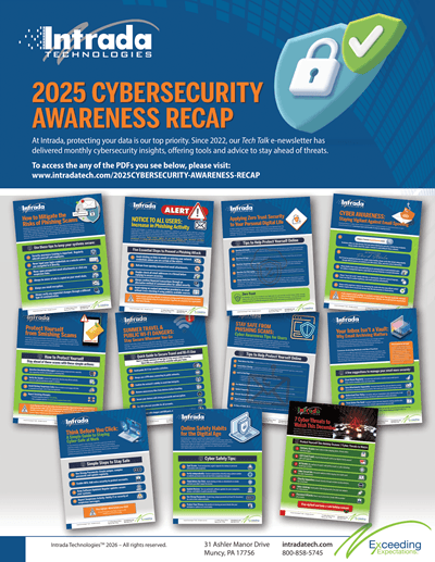 preview of the Cyber Awareness Recap flyer