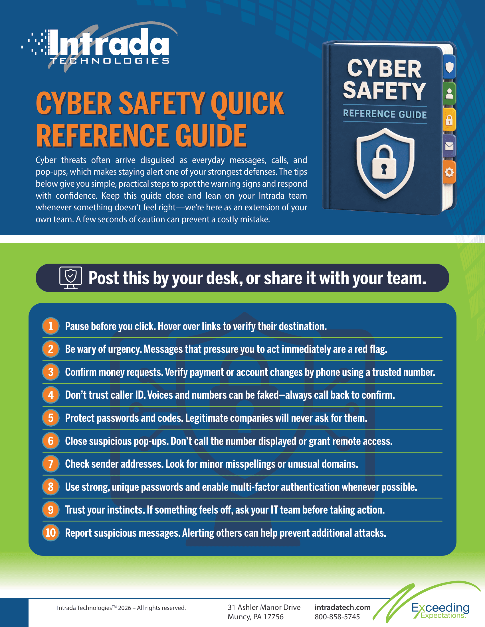 Cyber Safety Quick Reference Guide